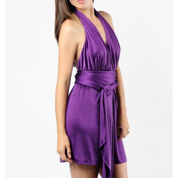 💥SALE! Halston Heritage Halter Dress, sz4 - Picture 1 of 8